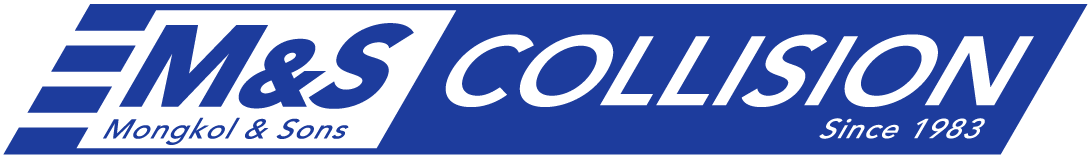 M & S Collision logo
